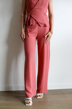 Josephine Linen Pants - Terracotta
LA V STORE