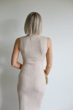 Ava Dress - Beige 
LA V STORE 