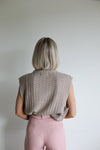 Hedda Knit Vest - Taupe
LA V STORE