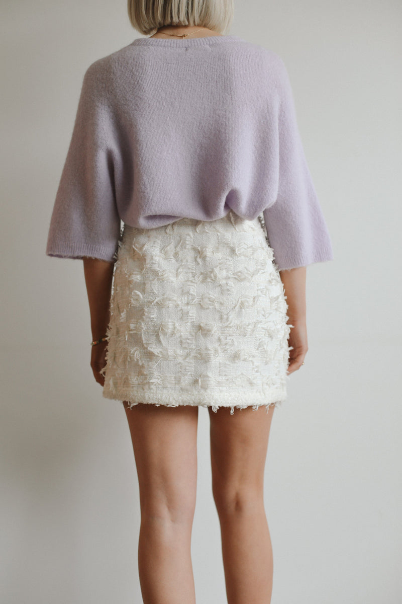 Stina Skirt - White 
LA V STORE