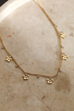 Flower Stone Necklace - Gold
LA V STORE