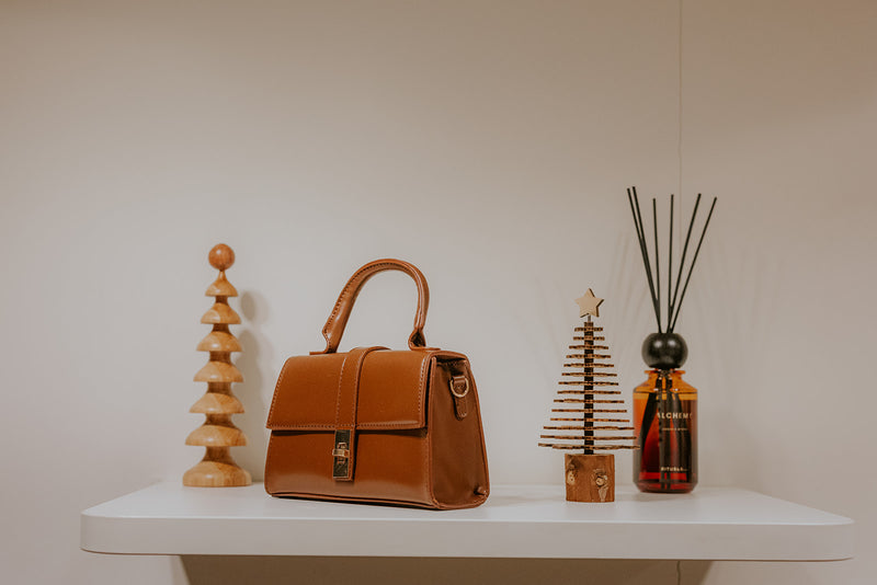 Sarah Bag - Brown - LA V STORE 