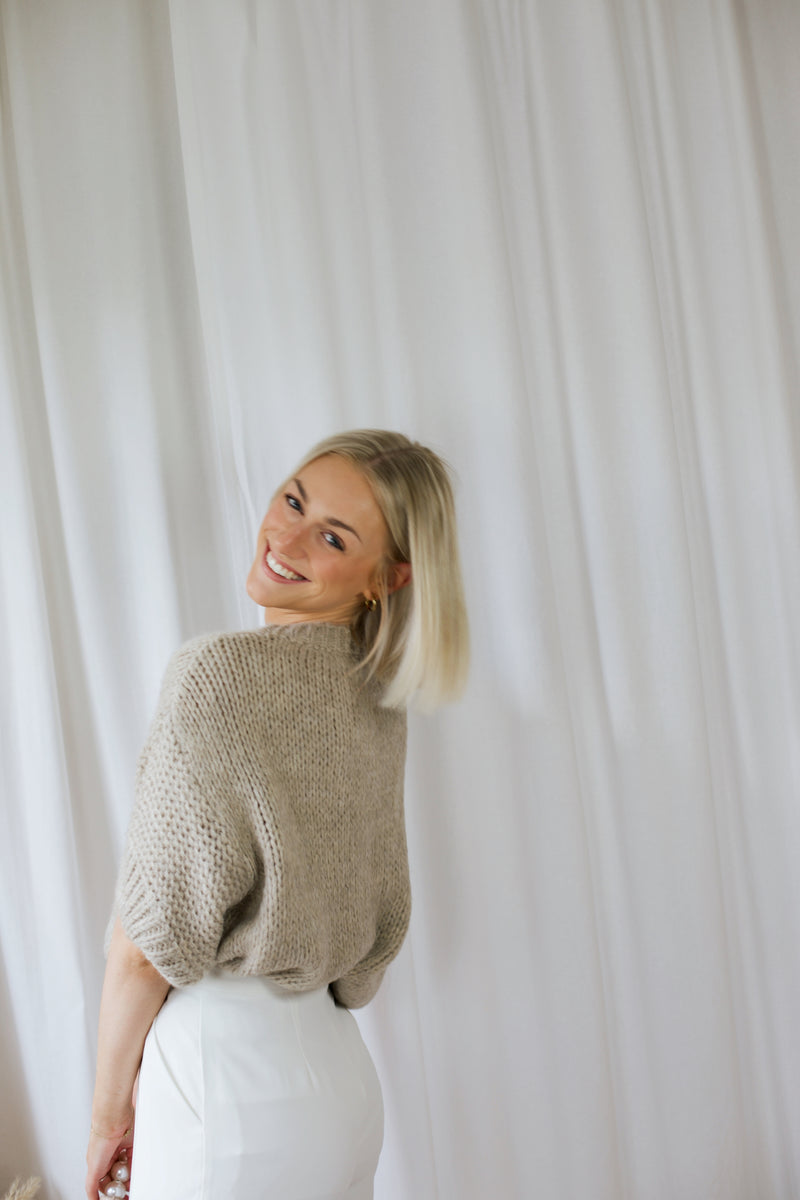 Livia Knit - Taupe