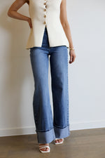 Jane Wide Leg Jeans - Blue
LA V STORE